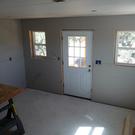 Most of sheet rock hung downstairs