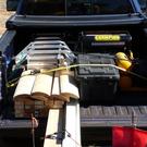 Fully loaded truck bed