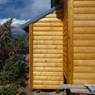 Trim on back of cabin