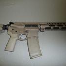 The finished rifle with magazine