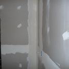 Second coat of mud on corners