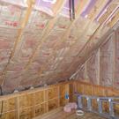Fiberglass batts in the roof