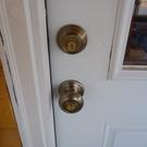 New lockset on front door