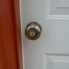 New lockset on utility room