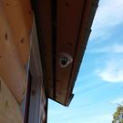Camera outside utility room