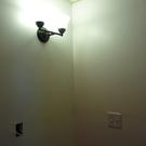 Bathroom light installed