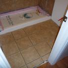 Floor tiled