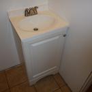 Vanity installed