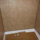Caulk in the shower seams