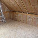 Fiberglass batts in the knee wall