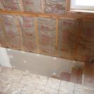 Fiberglass batts in the knee wall