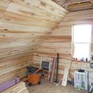 Loft siding - T&G aspen