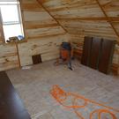Installing the cork flooring