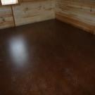 Installing the cork flooring