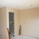 Walls are painted.