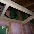 Utility room attic framing