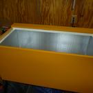 Painted orange