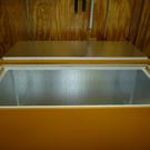 Weatherstrip seals lid