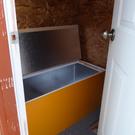 Battery box installed