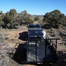 Backed my trailer all the way up to the cabin.  Big deal for me.
