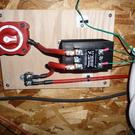The solid state relay, swithc, and fuse used for the opportunity load.