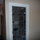 Bathroom door trim