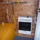 Small propane heater