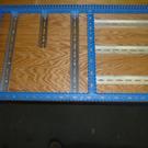 The rails and wiring channels installed