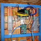 The top of the controller board